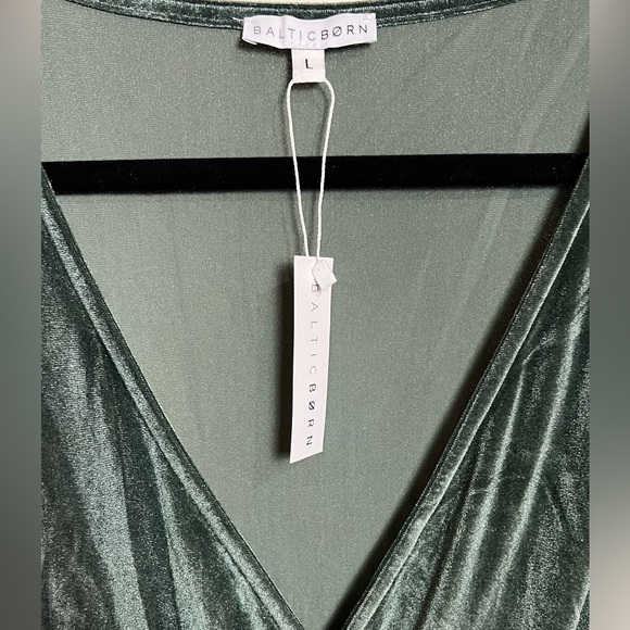 Esmerelda Velvet Wrap Maxi Dress - Picture 13 of 14